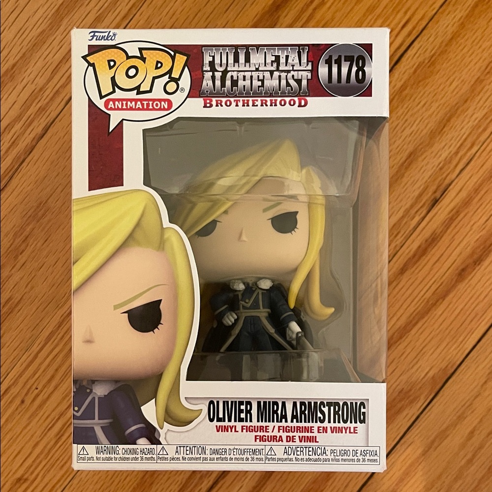 Funko Pop! Olivier Mira Armstrong with Blonde Hair and Dark Outfit